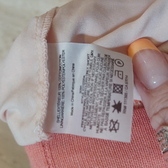 Unique Tory Burch Salmon Colored Crochet Cotton Knit Bermuda Shorts - Picture 10 of 10